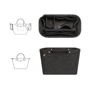 7814 Purse Organizer Insert for Longchamp Original and Energy Medium Tote